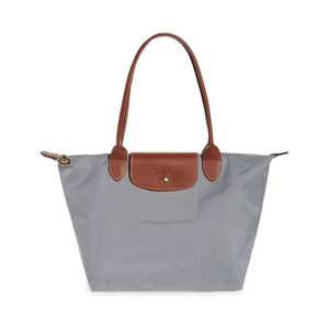 Longchamp Gray Shoulder Tote Bag